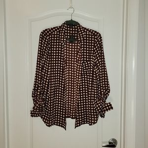 The Limited | Plaid Blouse